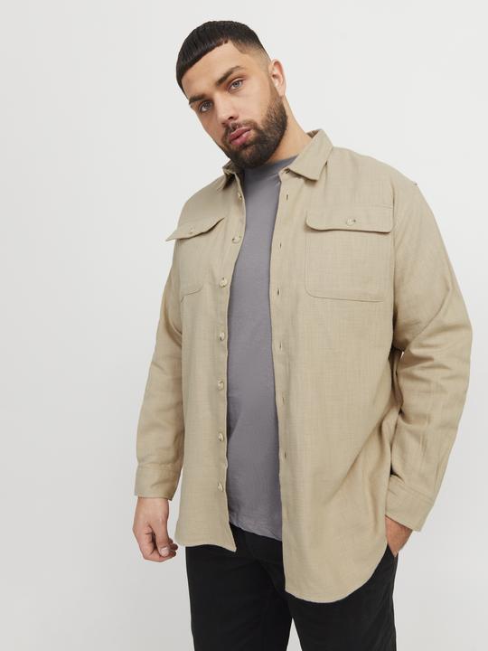 Produktbild Jack & Jones Plus Size Comfort Fit Overshirt Overshirt (7XL)