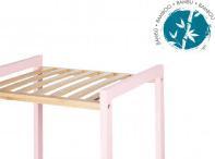 Berilo Etagère carrée 3 étagères bambou rose