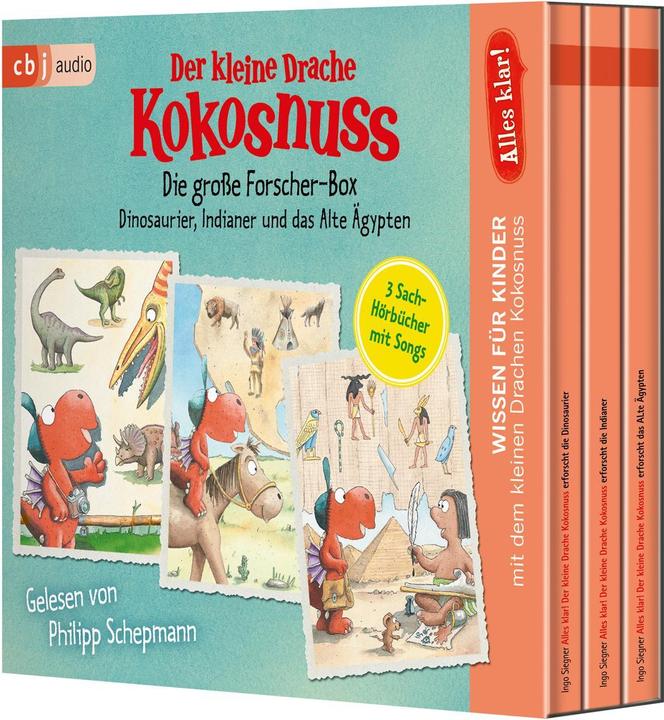 Image du produit Tout est clair! Le petit dragon Noix de coco - Le grand coffret de l'explorateur (Ingo Siegner, Philipp Schepmann, Allemand)