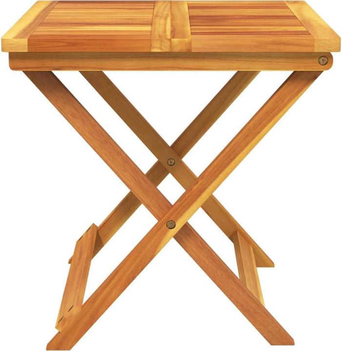 Actual product image VidaXL Folding acacia garden table (50 cm)