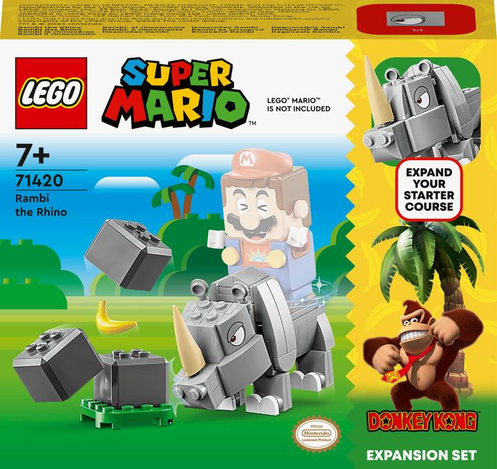 Produktbild LEGO Rambi das Rhino - Erweiterungsset (71420, LEGO Super Mario)