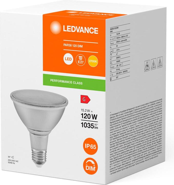 Actual product image Ledvance LED reflector lamp (E27, 15.20 W, 1035 lm, 6 x, G)