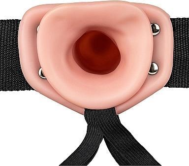 Actual product image RealRock Vibrating Hollow Strap-on No Balls - 10" / 24,5 cm