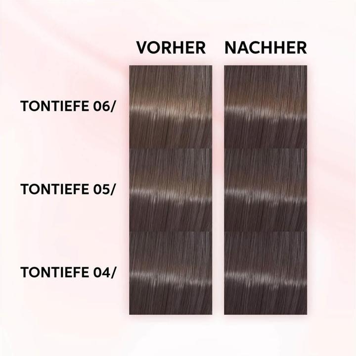 Actual product image Wella Shinefinity (Caramel, Espresso, 05/37 Light Brown Gold Brown)