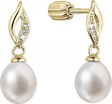 Produktbild Evolution Group Decent gold plated earrings with genuine river pearl 21104.1B