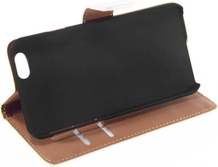 Produktbild NoName Slim Leder Book Case für iPhone 6/6s - weiss 4250710555345 (Apple iPhone 6s, Apple iPhone 6)
