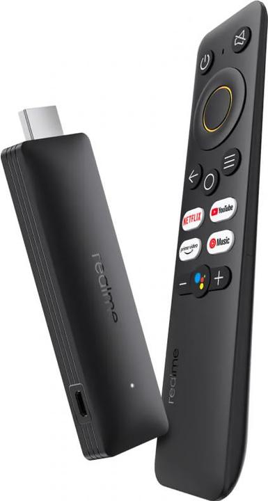 realme Smart TV Stick with Remote and Android TV, integrated Chromecast, Black R