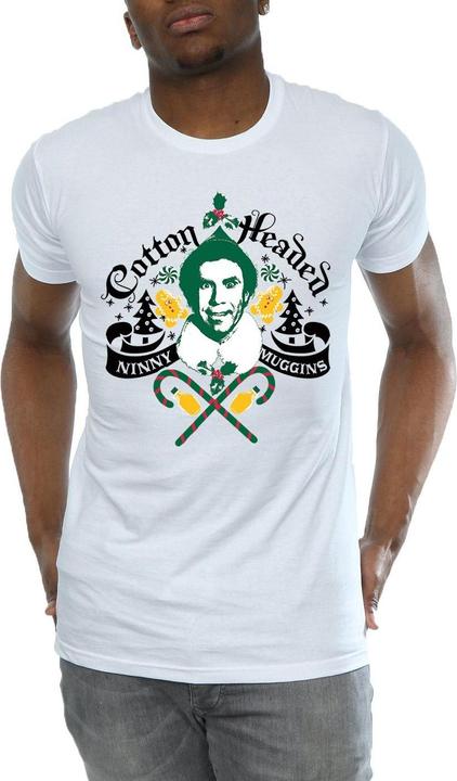 Actual product image Elf Mens Cotton Headed Ninny Muggins T-Shirt (S)