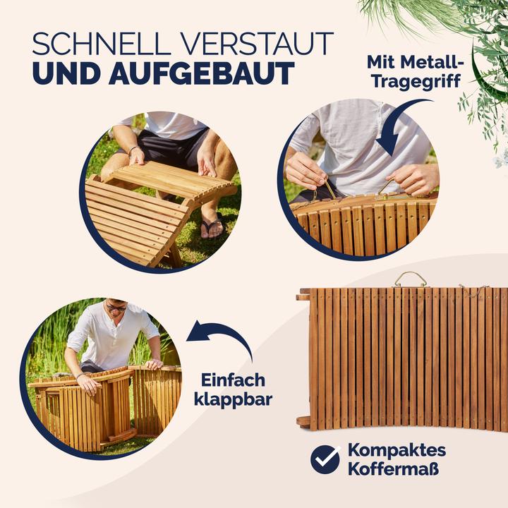 Image du produit Casaria Bain de soleil (190 cm)
