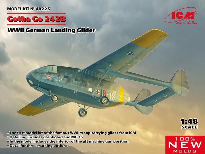 Image du produit ICM Gotha Go 242B, WWII German Landing Glider (100% new molds)