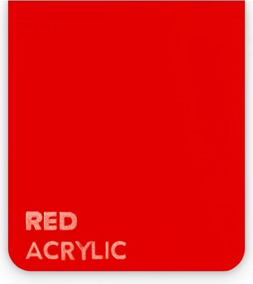 flux Acrylic glass plate - Beambox Pro - Red (37.50 cm, 60 cm)