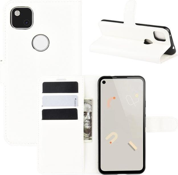 Actual product image MU Classic Litchi Leather Bookcover Series (Google Pixel 4a)