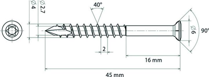Produktbild Werkstarck Terrassenclip HardWood Clip (185 x, 25 x 25 mm)