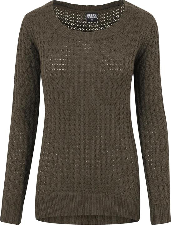 Urban Classics Ladies Long Wideneck Sweater