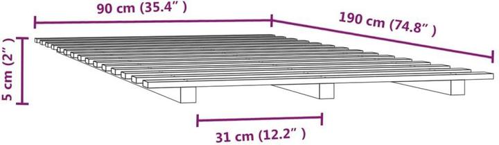 Image du produit VidaXL Rutter (90 x 190 cm)