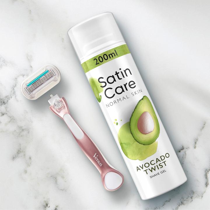 Image du produit Gillette Satin Care Avocado Twist (200 ml, Gel de rasage)