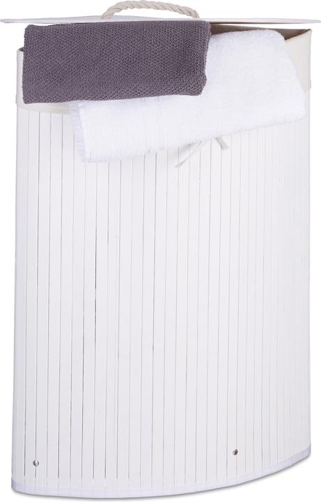 Immagine prodotto Relaxdays Cesto portabiancheria angolare (60 l)