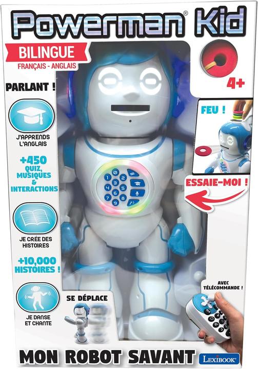 Actual product image Lexibook Powerman Kid Learning Robot ROB90FR (English, French)