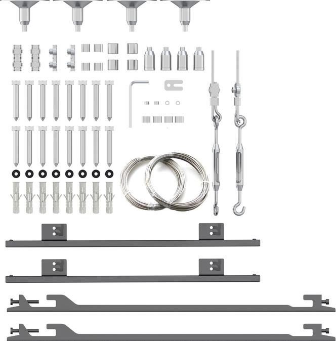 Produktbild Multibrackets Decken/Boden Halter, 1 x 40" - 65", VESA 100-