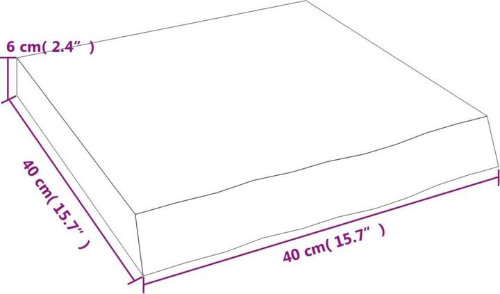 Image du produit VidaXL Emerald (40 x 6 x 40 cm)