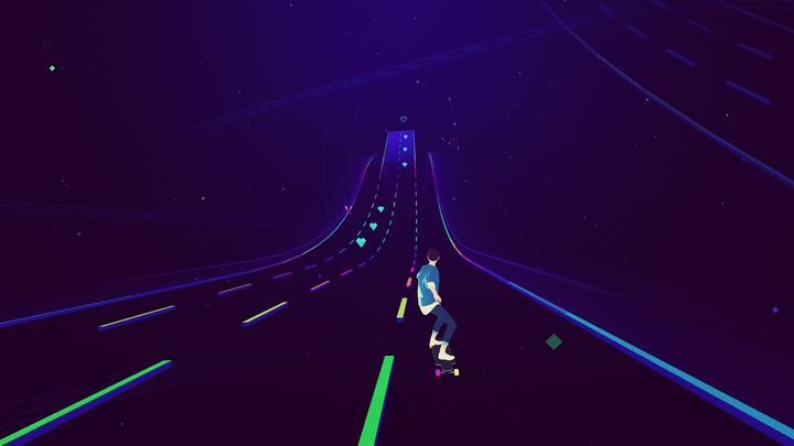 Actual product image Annapurna Interactive Sayonara Wild Hearts (Import) (PS4, EN)