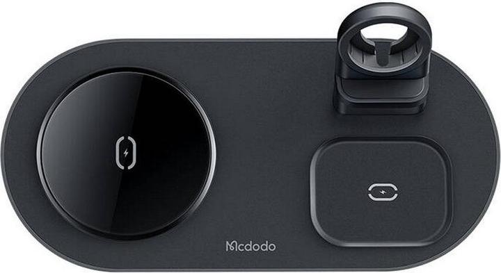 Image du produit Mcdodo Chargeur sans fil 3 en 1 15W - Noir (15 W)