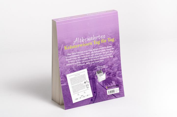 Actual product image Liesel Malm's herbal calendar 2026. Through the year with the healing power of nature (Hardcover, German)