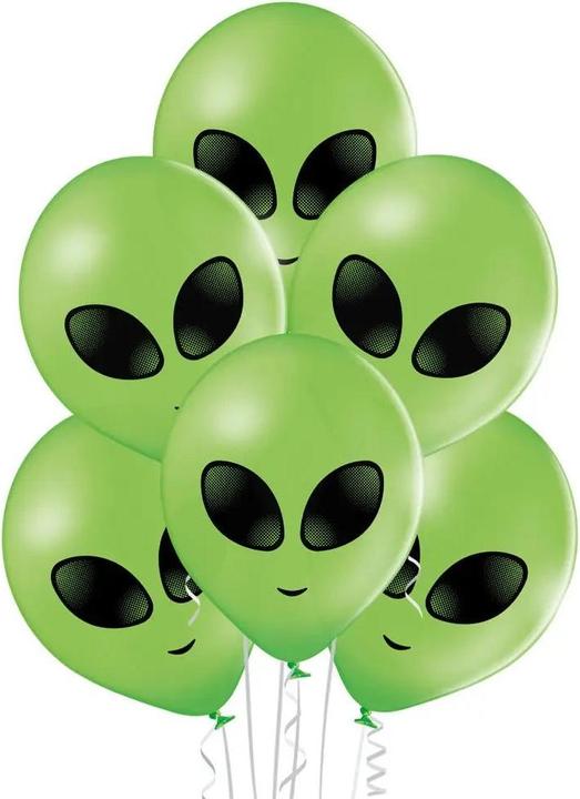Actual product image Belbal Alien face balloon