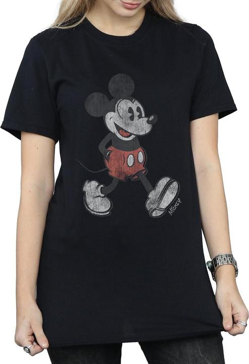 Immagine prodotto Disney Maglietta boyfriend in cotone Walking Mickey Mouse (M)