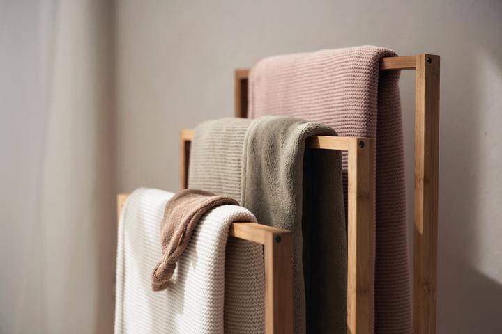 Image du produit Jollein - Deken Ledikant 100x150cm Basic Knit - Dekentje Baby - Wild Rose/Fleece (100 x 150 cm)