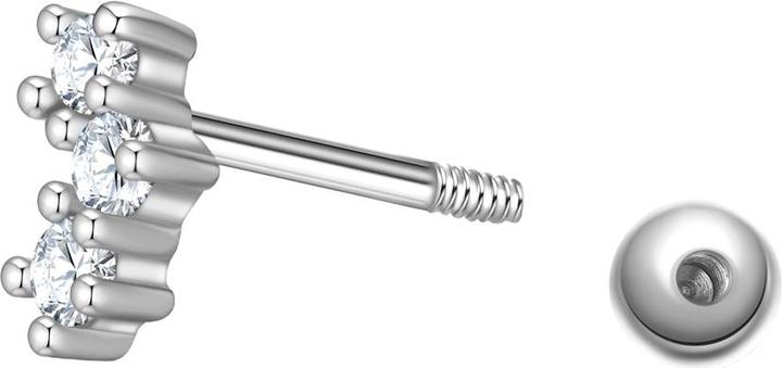 Image du produit Glanzstücke München Clous d'oreille en argent sterling pour femmes - 37356 (Argent Sterling)