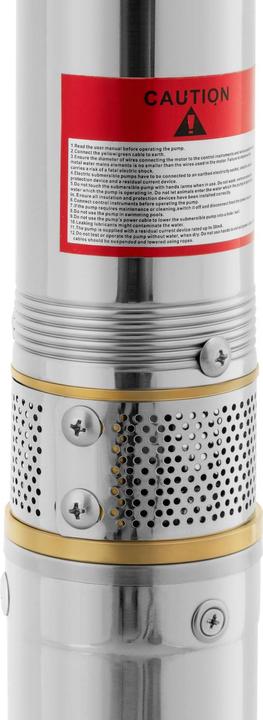 Produktbild MSW Brunnenpumpe Tiefbrunnenpumpe Tauchpumpe Rohrpumpe 3,8 m³/h 1000 W Edelstahl (Gartenpumpe)
