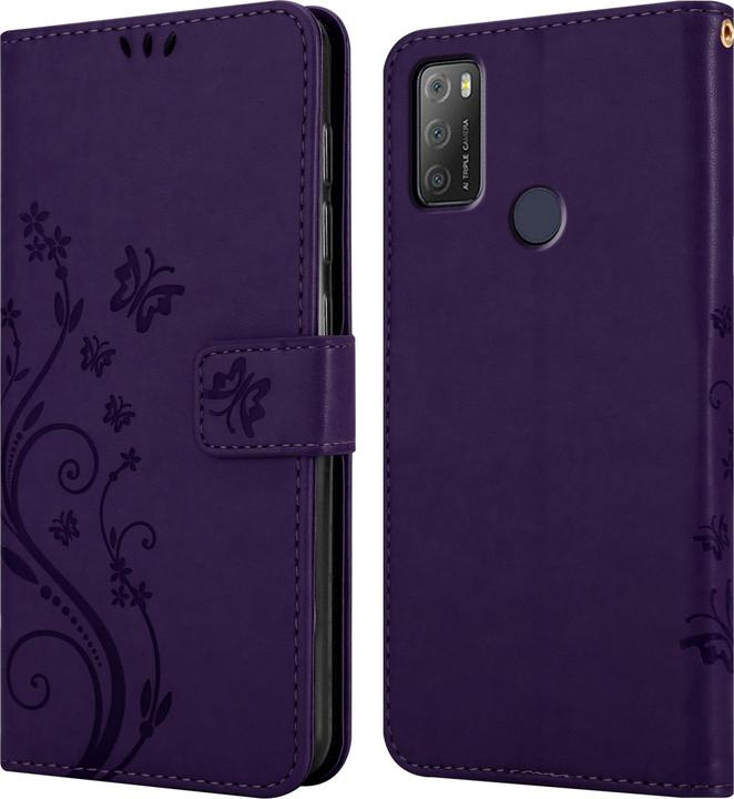 Actual product image Cadorabo Flower Book cover (Alcatel 1S (2021))