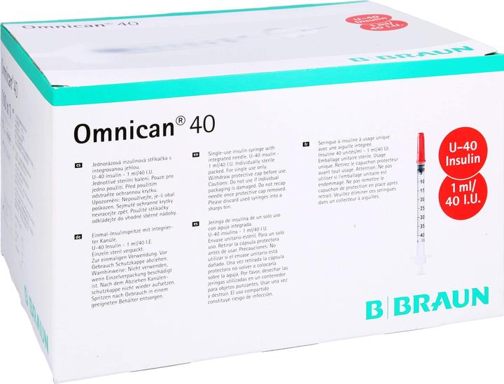 Actual product image B.Braun 40 Insulin U-40 (Insulin injections)