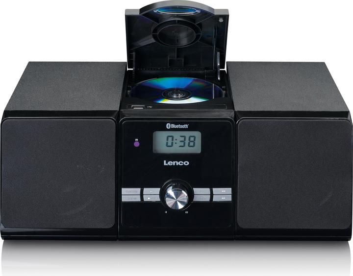 Image du produit Lenco MC-030BK (Bluetooth, Lecteur de CD, 2x 10 W)