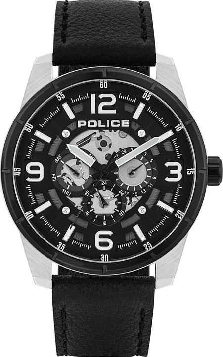 Police PL15663JSTB.02 Lawrence Mens Watch 48mm 3ATM (Analogue wristwatch, 48 mm)
