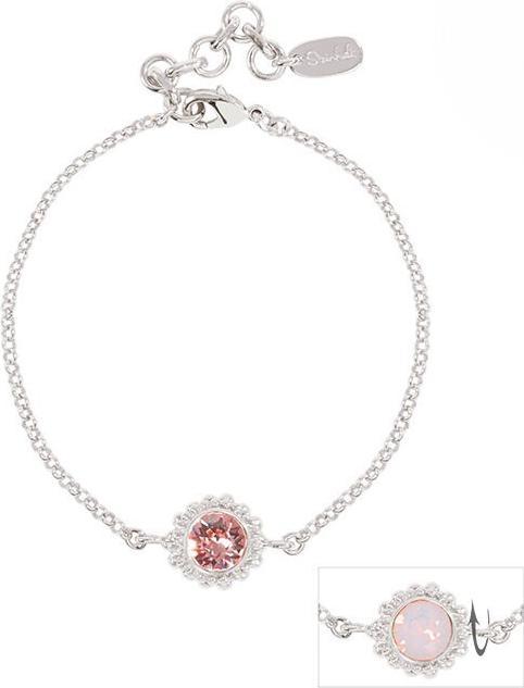 Produktbild Steinkult Armband "Sheila" (20 cm, Messing, Kristallstein, 925 Sterling Silber versilbert)