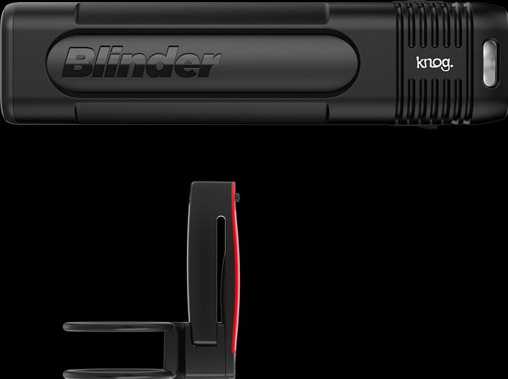 Actual product image knog. Blinder 600 & Plus Rear (600 lm, 20 lm)