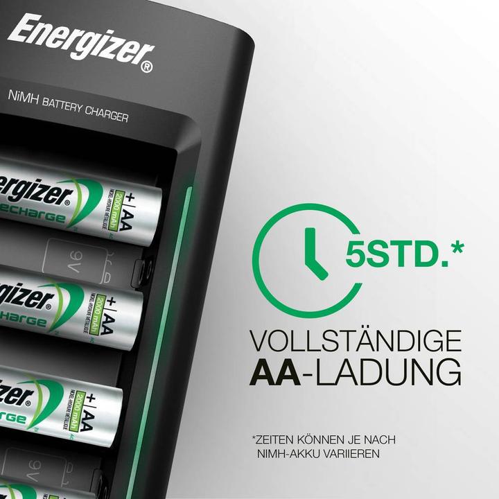 Produktbild Energizer Recharge Universal (1 Stk., 9V Block, AA, AAA, D, 2300 mAh, Ladegerät ohne Akku)