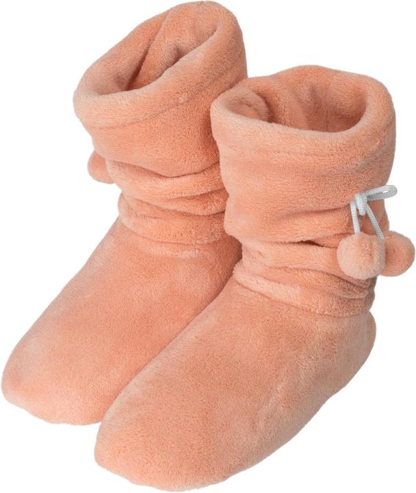 Image du produit Normani Chaussons en polaire pour femmes avec pompon (35)