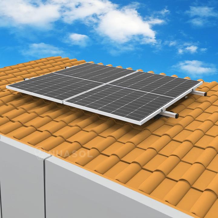 Immagine prodotto Nuasol Set di montaggio del tetto di tegole (Materiale di montaggio del sistema solare)