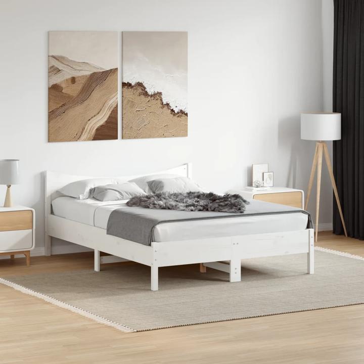 Produktbild VidaXL Bett Kiefer (135 x 190 cm)