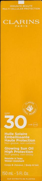Actual product image Clarins CORPS Protecteur Corps Huile SPF30 150 ml (Suntan oil, SPF 30, 150 ml, 190 g)