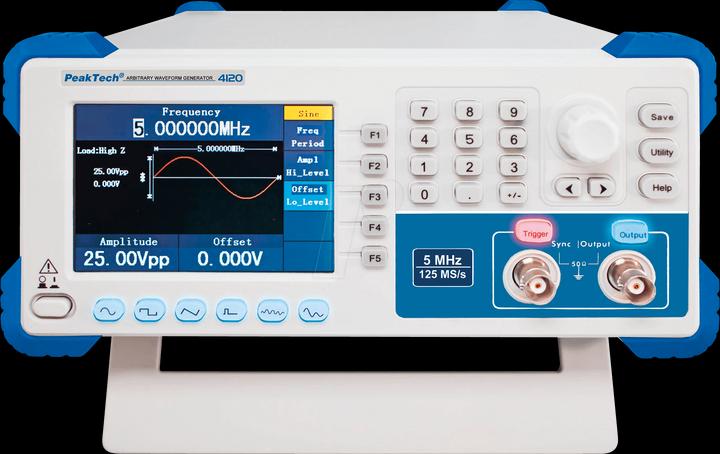 Peaktech P 4120 Générateur de signaux arbitraires (Oscilloscope)