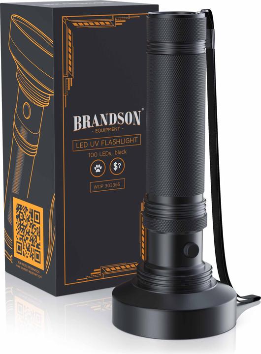 Actual product image Brandson UV LED Flashlight (19.50 cm)