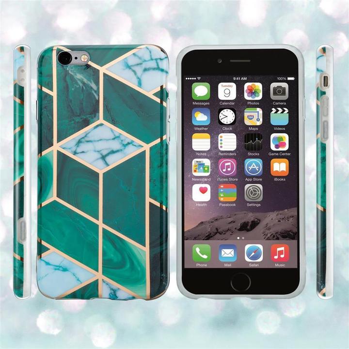 Actual product image Cadorabo IMD TPU Colorful Marble Cover (Apple iPhone 6 Plus)
