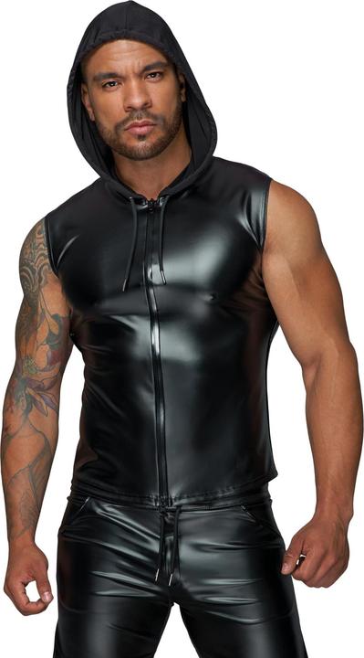 Actual product image Noir Handmade Hooded Shirt (XL)