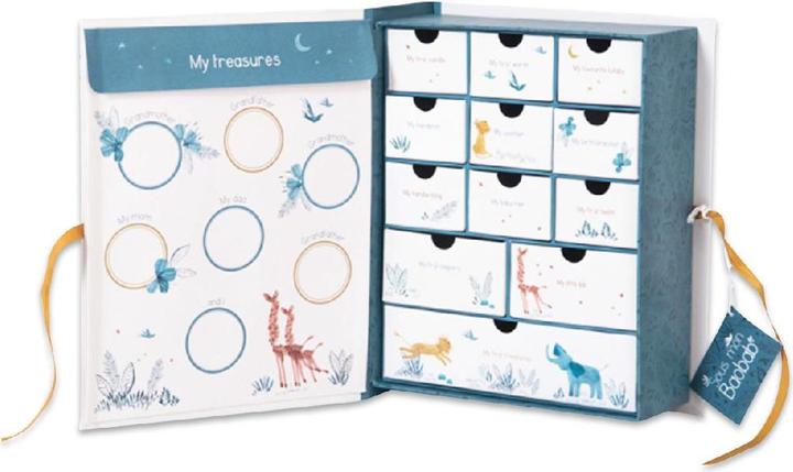 Actual product image Moulin Roty Baby memory box, safari