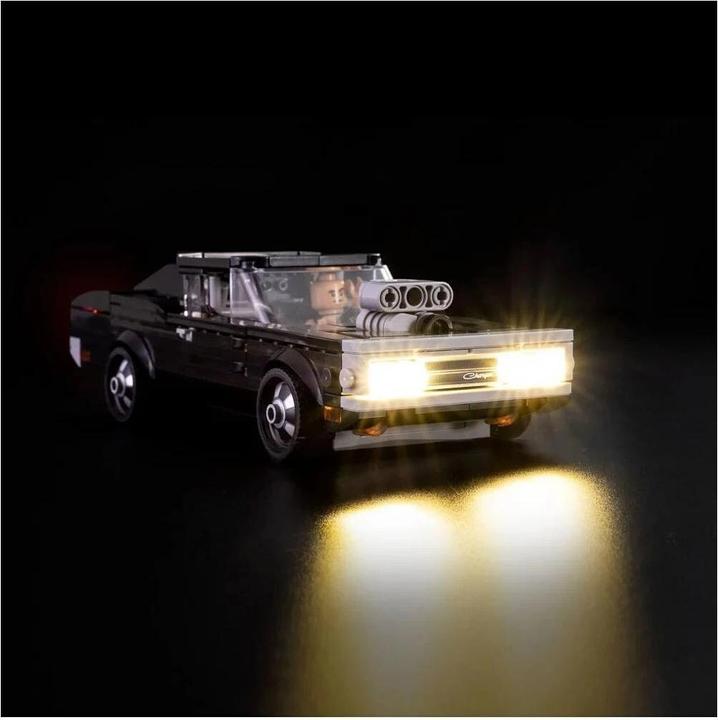 Actual product image Light my bricks LED Light Set for LEGO Speed Champions 1970 Dodge Charger R/T