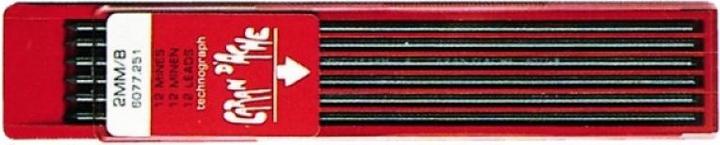 Actual product image Caran d'Ache Technograph refills (Refill, Black, 2 mm)